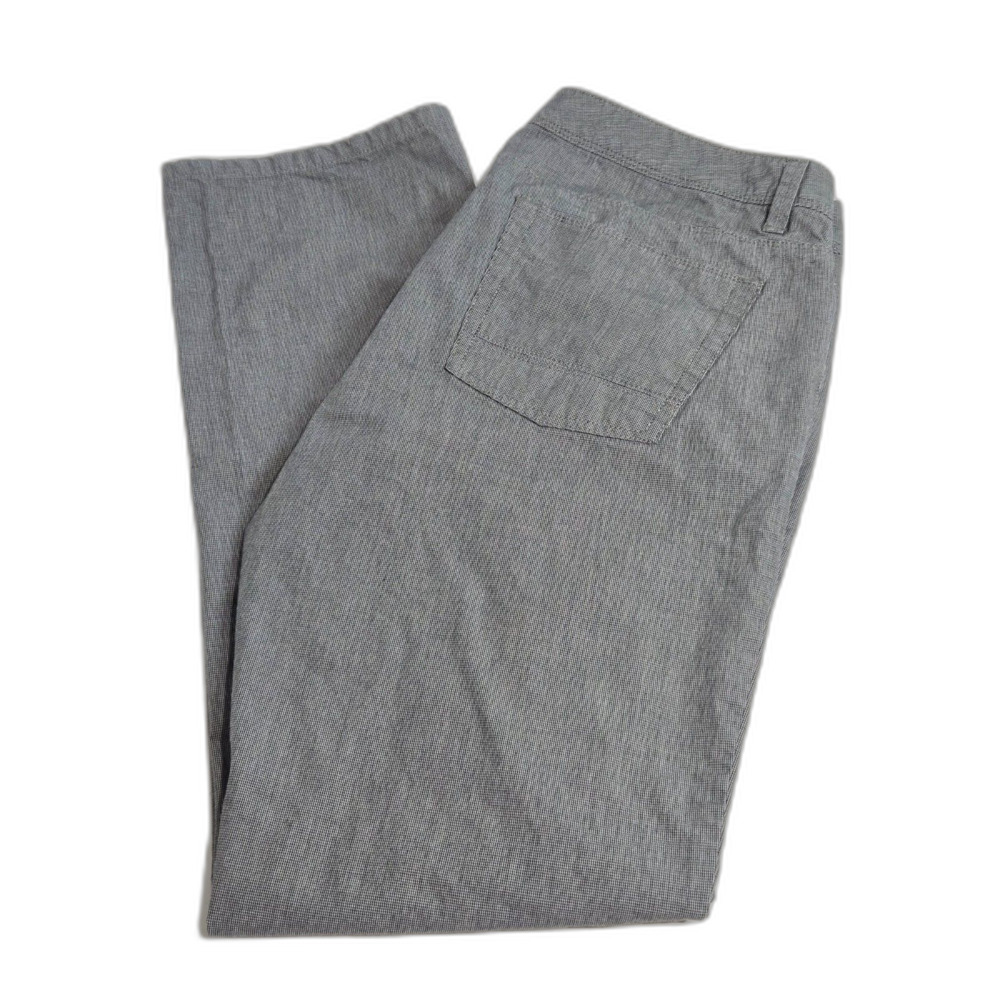 Kenneth Cole Reaction Houndstooth Casual Pants | Men's Size 34X32 | Grey
